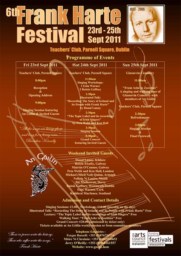 Image of Frank Harte Festival 2011